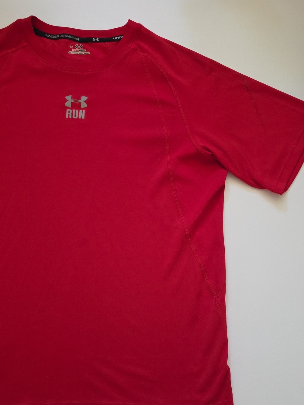 Under Armour Men’s Red Short-Sleeve Run Performance Tee